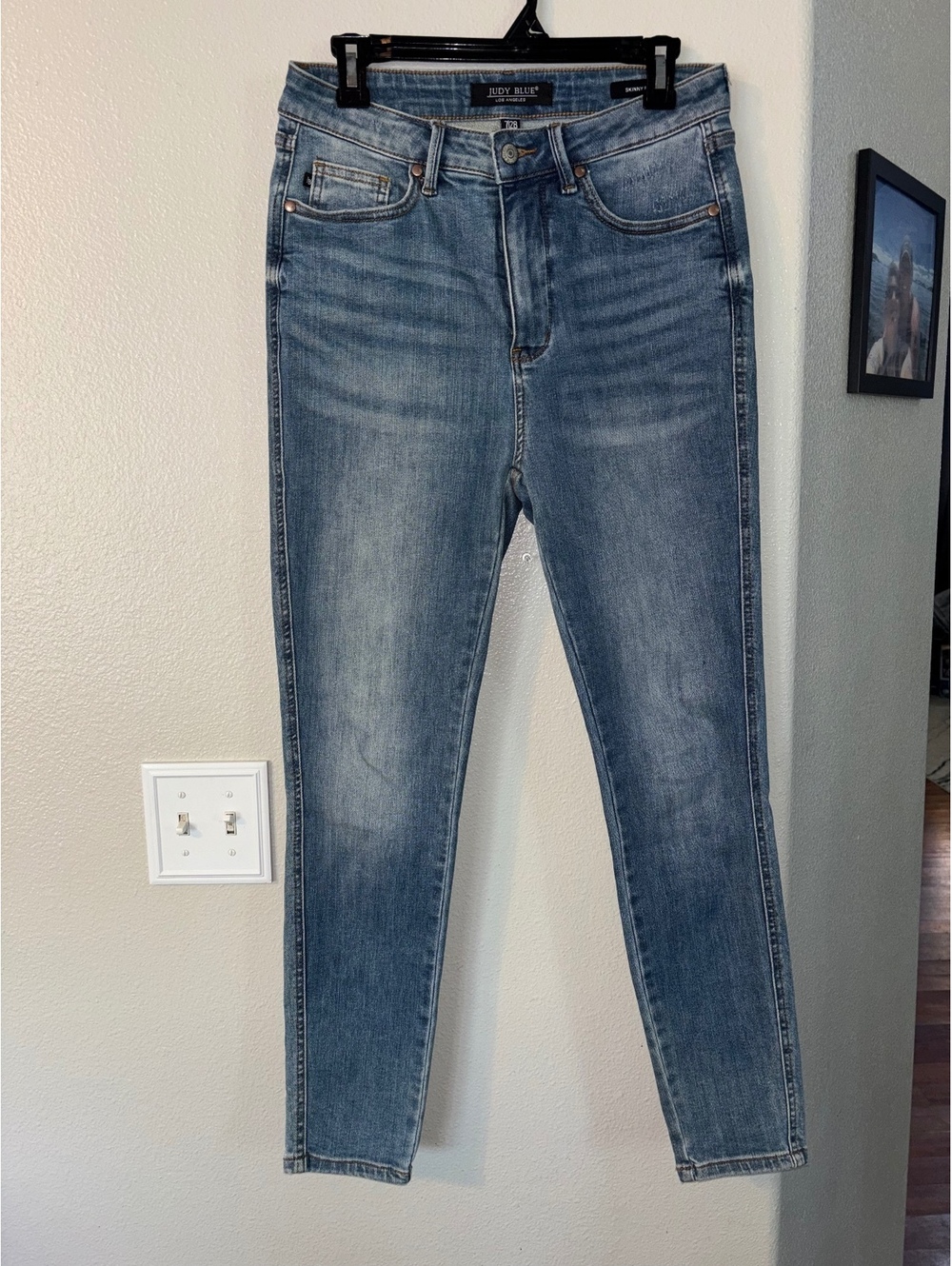 Judy Blue High Rise Tummy Control Skinny Jeans 7/28